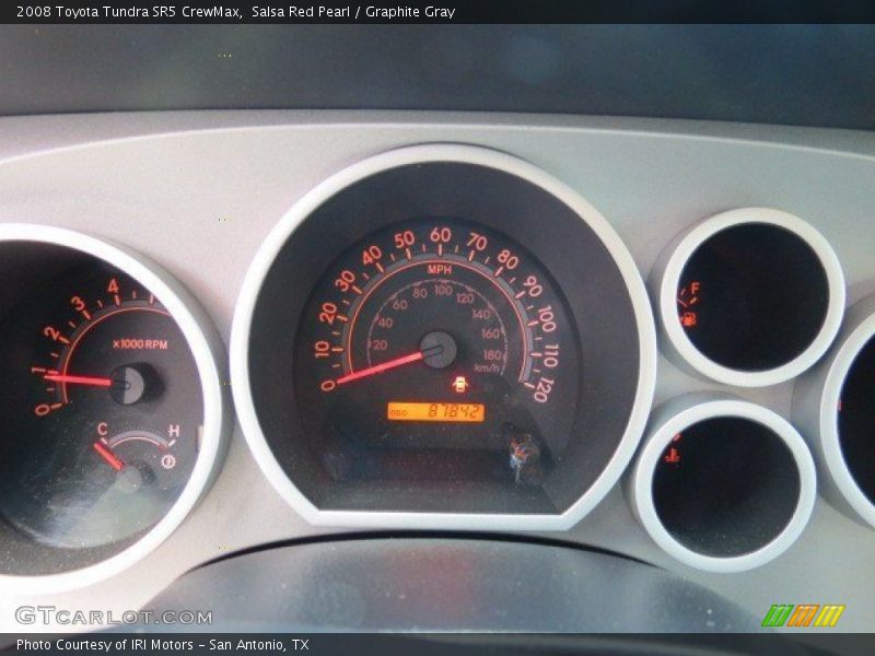 Salsa Red Pearl / Graphite Gray 2008 Toyota Tundra SR5 CrewMax