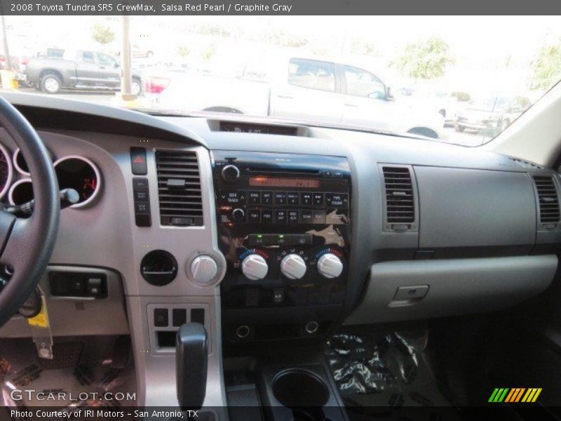 Salsa Red Pearl / Graphite Gray 2008 Toyota Tundra SR5 CrewMax