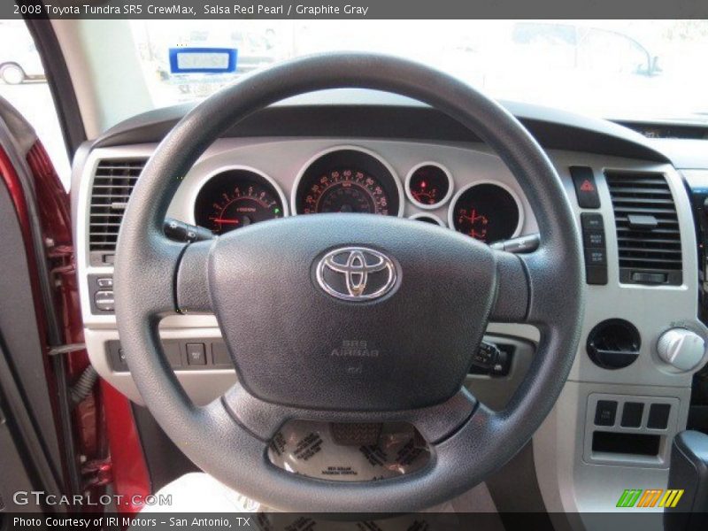Salsa Red Pearl / Graphite Gray 2008 Toyota Tundra SR5 CrewMax