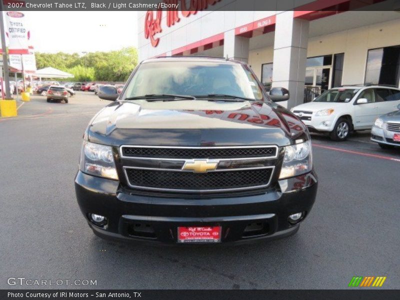 Black / Light Cashmere/Ebony 2007 Chevrolet Tahoe LTZ