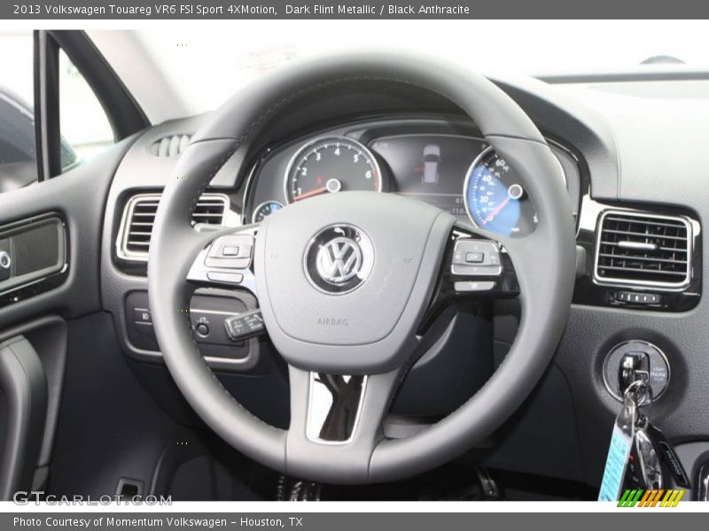 Dark Flint Metallic / Black Anthracite 2013 Volkswagen Touareg VR6 FSI Sport 4XMotion