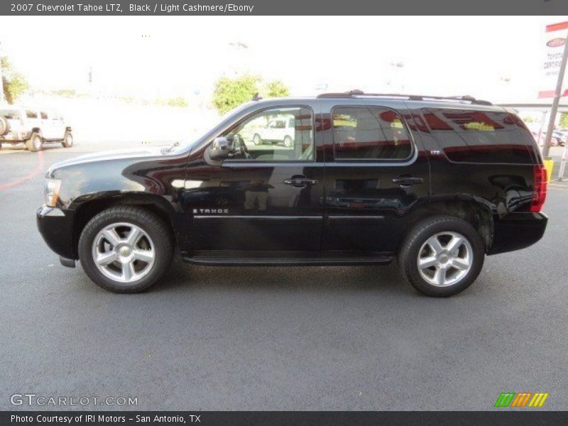Black / Light Cashmere/Ebony 2007 Chevrolet Tahoe LTZ