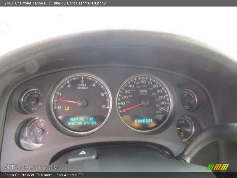 Black / Light Cashmere/Ebony 2007 Chevrolet Tahoe LTZ