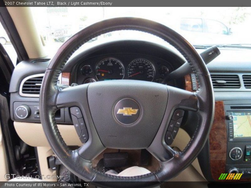 Black / Light Cashmere/Ebony 2007 Chevrolet Tahoe LTZ