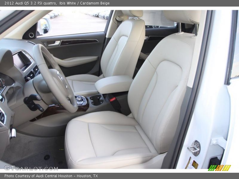 Ibis White / Cardamom Beige 2012 Audi Q5 3.2 FSI quattro