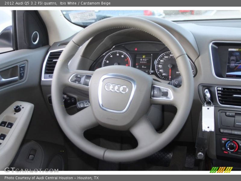 Ibis White / Cardamom Beige 2012 Audi Q5 3.2 FSI quattro