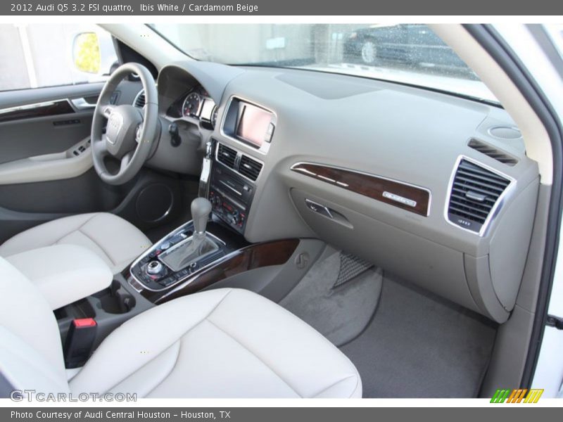 Ibis White / Cardamom Beige 2012 Audi Q5 3.2 FSI quattro