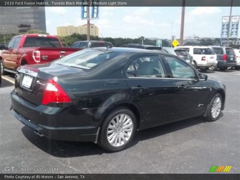 Tuxedo Black Metallic / Medium Light Stone 2010 Ford Fusion Hybrid