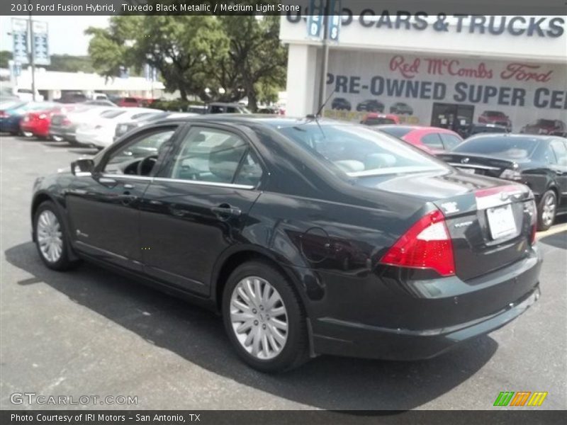 Tuxedo Black Metallic / Medium Light Stone 2010 Ford Fusion Hybrid