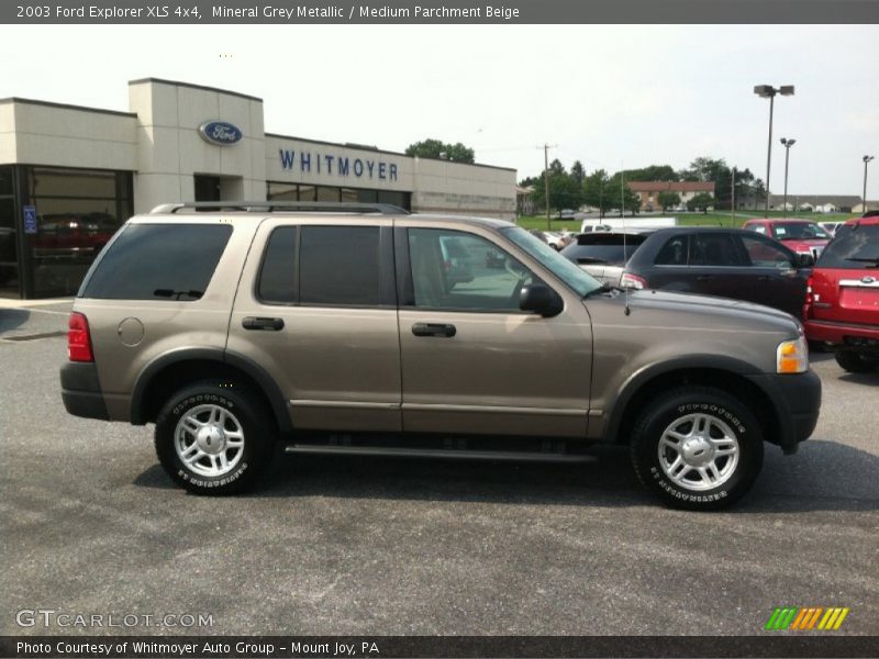Mineral Grey Metallic / Medium Parchment Beige 2003 Ford Explorer XLS 4x4