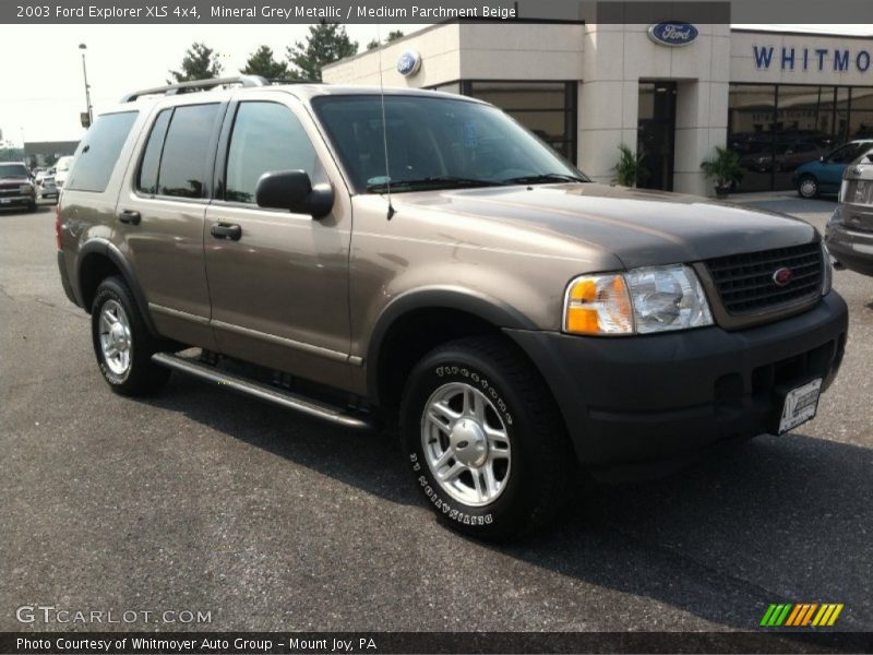 Mineral Grey Metallic / Medium Parchment Beige 2003 Ford Explorer XLS 4x4