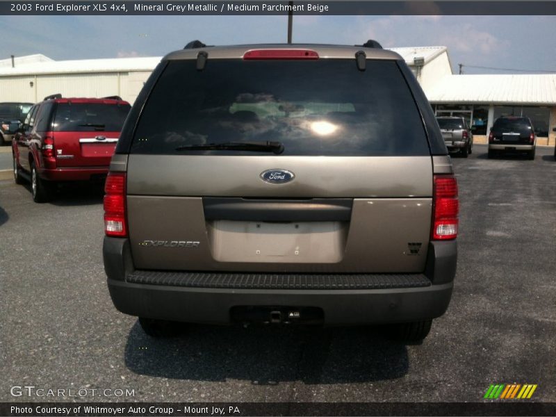 Mineral Grey Metallic / Medium Parchment Beige 2003 Ford Explorer XLS 4x4