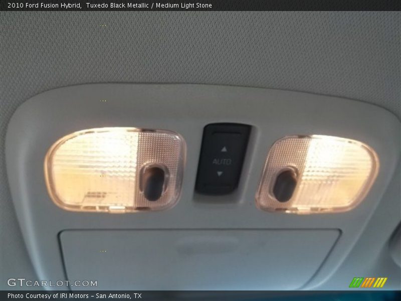 Tuxedo Black Metallic / Medium Light Stone 2010 Ford Fusion Hybrid