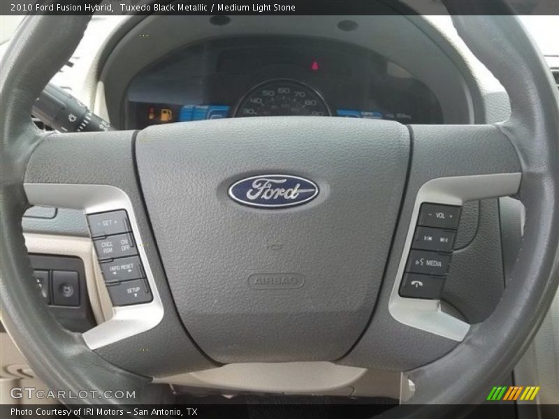 Tuxedo Black Metallic / Medium Light Stone 2010 Ford Fusion Hybrid
