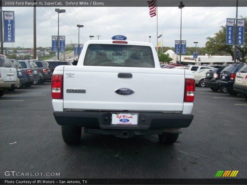 Oxford White / Ebony 2009 Ford Ranger XL SuperCab