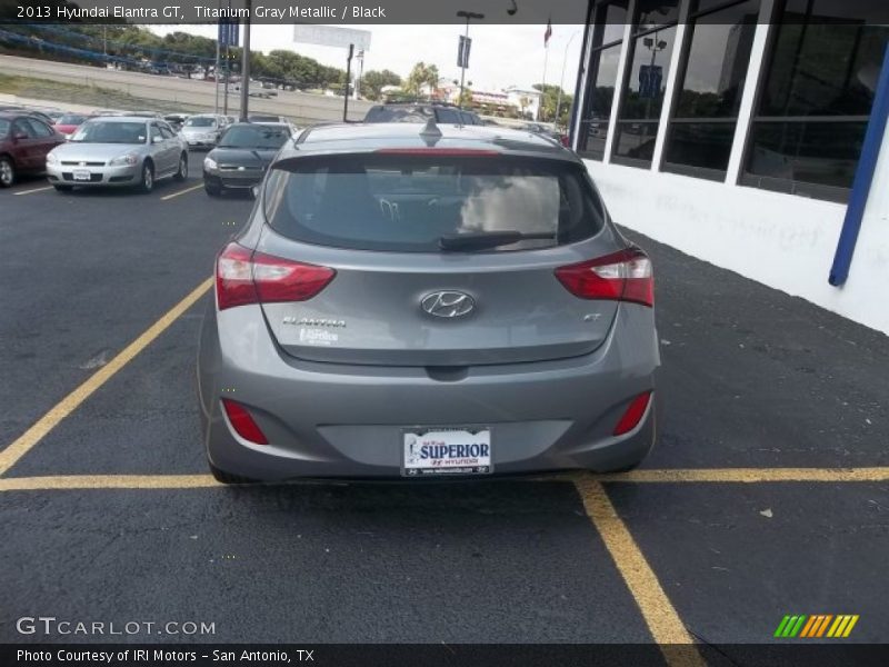 Titanium Gray Metallic / Black 2013 Hyundai Elantra GT