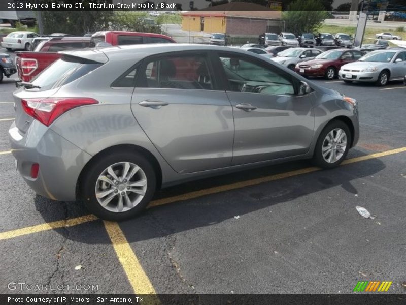 Titanium Gray Metallic / Black 2013 Hyundai Elantra GT