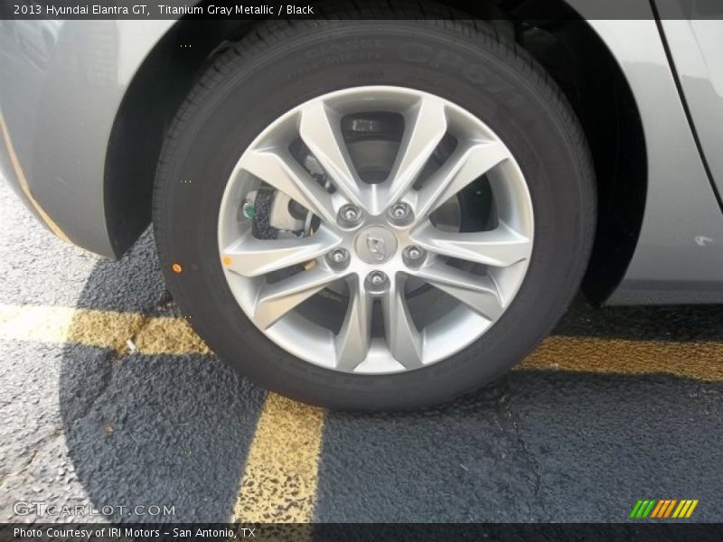 Titanium Gray Metallic / Black 2013 Hyundai Elantra GT