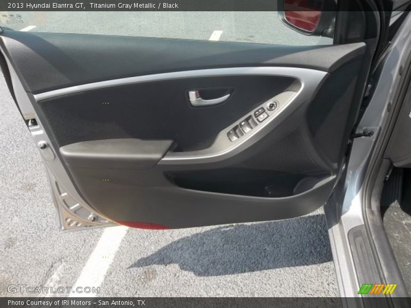 Titanium Gray Metallic / Black 2013 Hyundai Elantra GT
