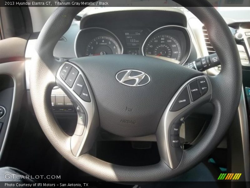 Titanium Gray Metallic / Black 2013 Hyundai Elantra GT