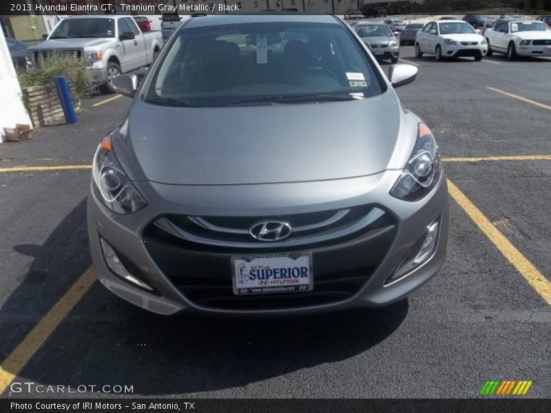 Titanium Gray Metallic / Black 2013 Hyundai Elantra GT