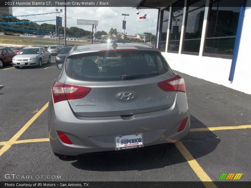 Titanium Gray Metallic / Black 2013 Hyundai Elantra GT