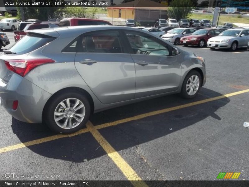 Titanium Gray Metallic / Black 2013 Hyundai Elantra GT