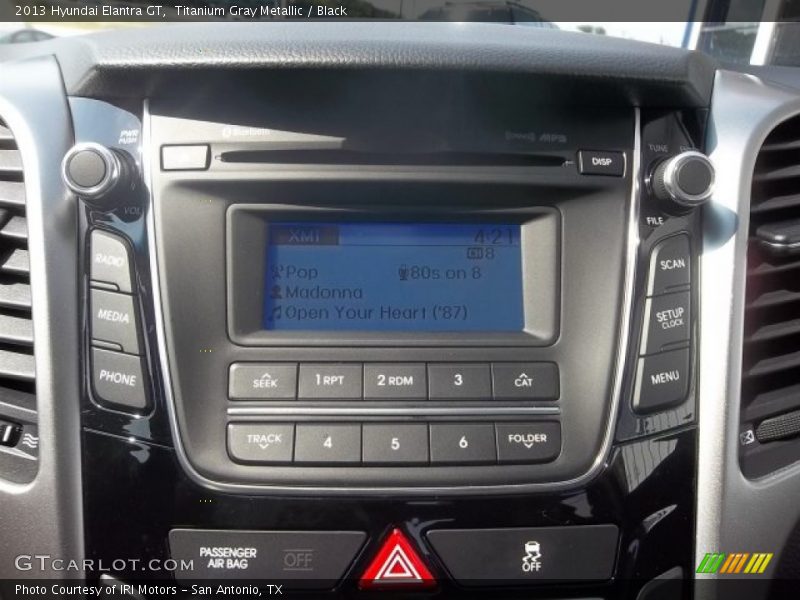 Titanium Gray Metallic / Black 2013 Hyundai Elantra GT