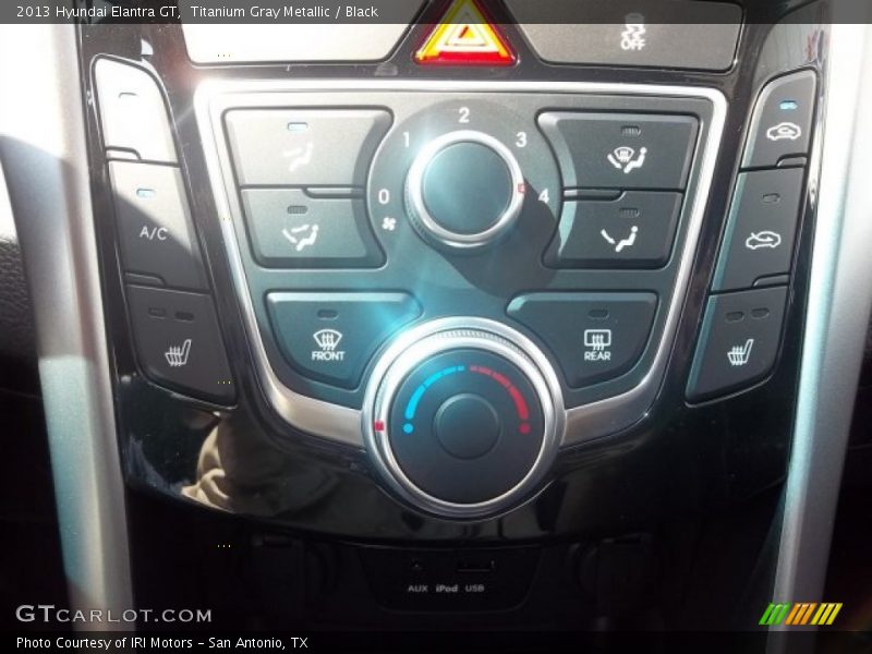 Titanium Gray Metallic / Black 2013 Hyundai Elantra GT