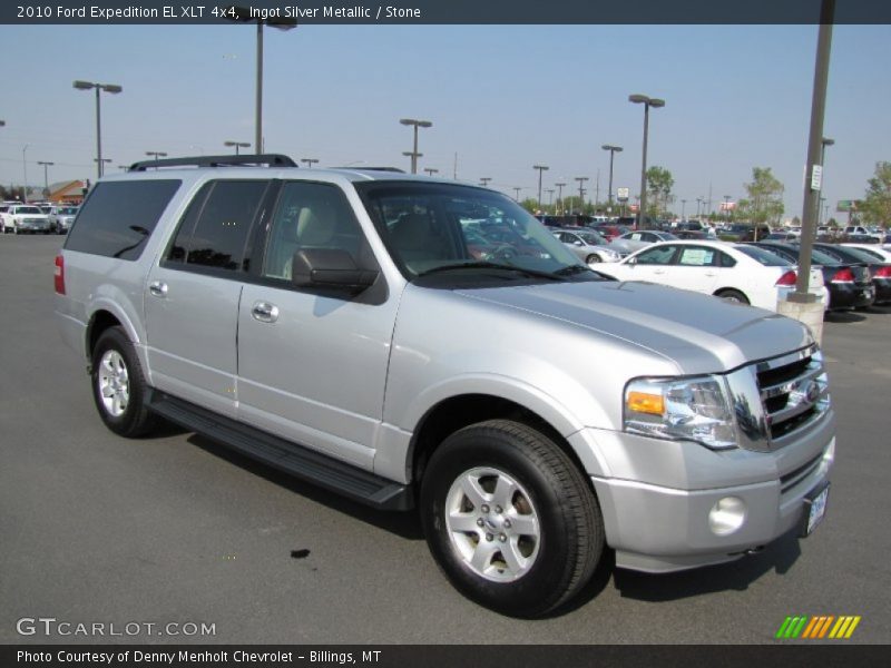 Ingot Silver Metallic / Stone 2010 Ford Expedition EL XLT 4x4