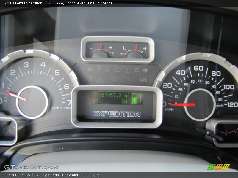 Ingot Silver Metallic / Stone 2010 Ford Expedition EL XLT 4x4