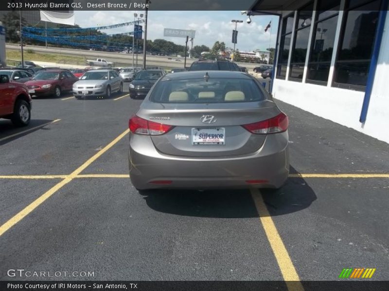 Desert Bronze / Beige 2013 Hyundai Elantra GLS