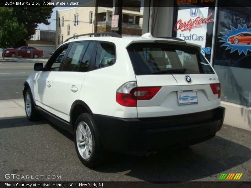 Alpine White / Black 2004 BMW X3 2.5i