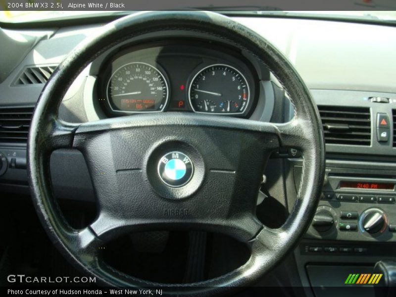 Alpine White / Black 2004 BMW X3 2.5i