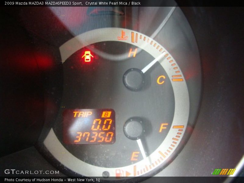 Crystal White Pearl Mica / Black 2009 Mazda MAZDA3 MAZDASPEED3 Sport