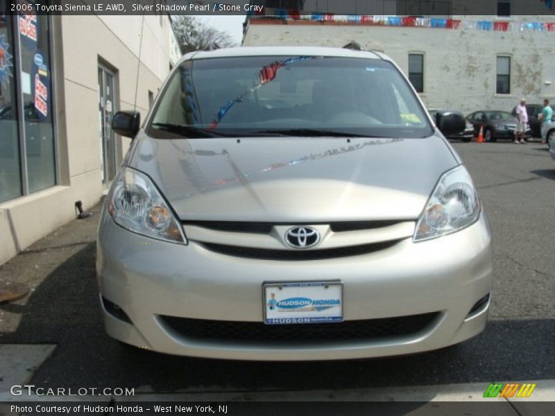 Silver Shadow Pearl / Stone Gray 2006 Toyota Sienna LE AWD