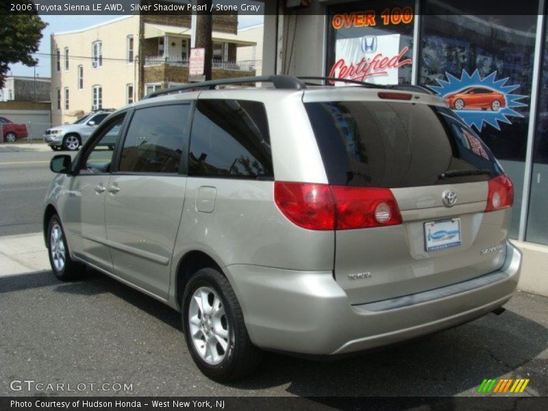 Silver Shadow Pearl / Stone Gray 2006 Toyota Sienna LE AWD