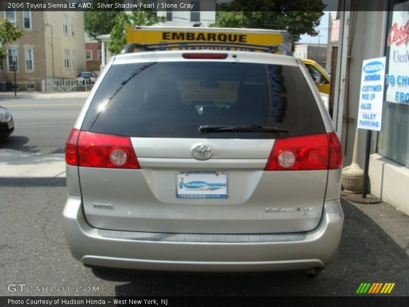 Silver Shadow Pearl / Stone Gray 2006 Toyota Sienna LE AWD
