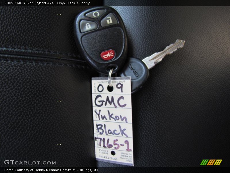 Keys of 2009 Yukon Hybrid 4x4