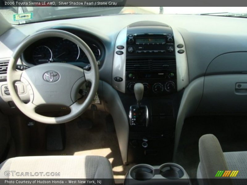 Silver Shadow Pearl / Stone Gray 2006 Toyota Sienna LE AWD