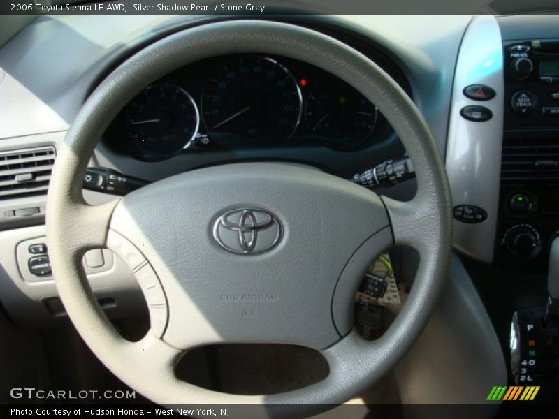 Silver Shadow Pearl / Stone Gray 2006 Toyota Sienna LE AWD