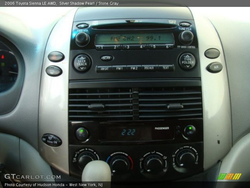 Silver Shadow Pearl / Stone Gray 2006 Toyota Sienna LE AWD