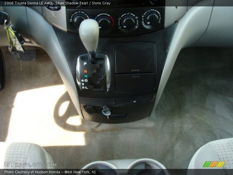 Silver Shadow Pearl / Stone Gray 2006 Toyota Sienna LE AWD