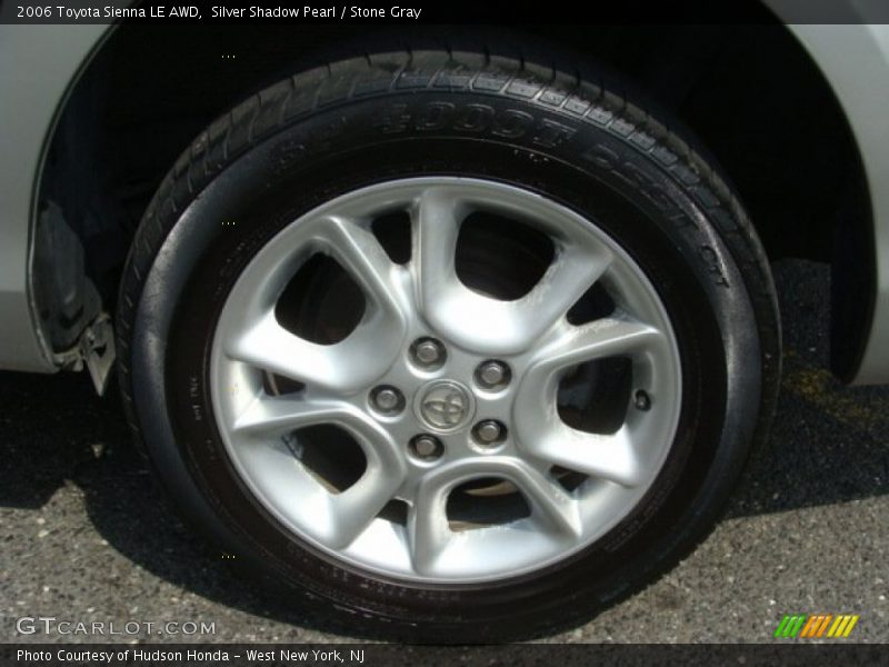 Silver Shadow Pearl / Stone Gray 2006 Toyota Sienna LE AWD