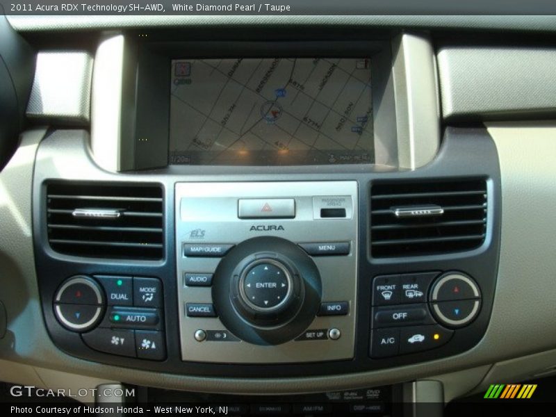 White Diamond Pearl / Taupe 2011 Acura RDX Technology SH-AWD