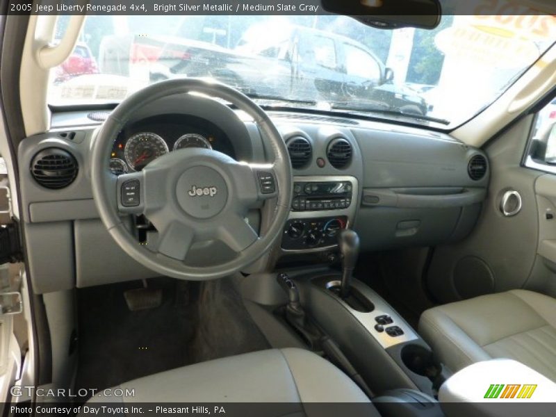 Bright Silver Metallic / Medium Slate Gray 2005 Jeep Liberty Renegade 4x4