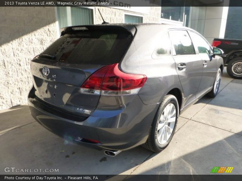 Magnetic Gray Metallic / Ivory 2013 Toyota Venza LE AWD
