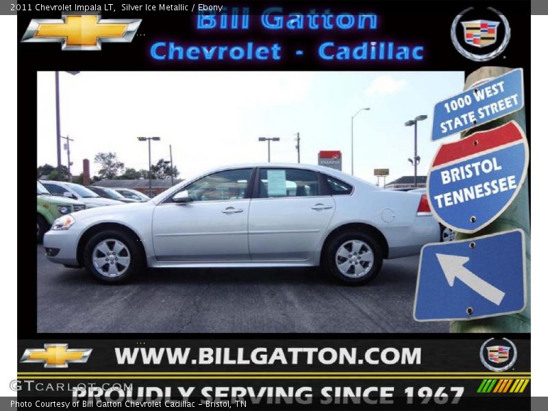 Silver Ice Metallic / Ebony 2011 Chevrolet Impala LT