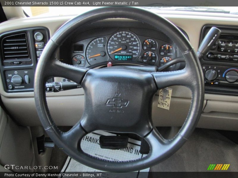  2001 Silverado 1500 LS Crew Cab 4x4 Steering Wheel