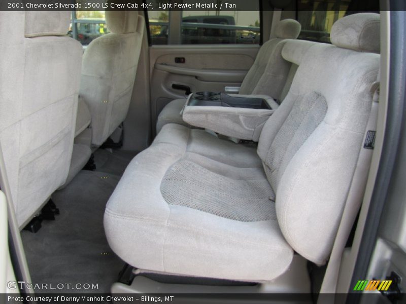 Rear Seat of 2001 Silverado 1500 LS Crew Cab 4x4